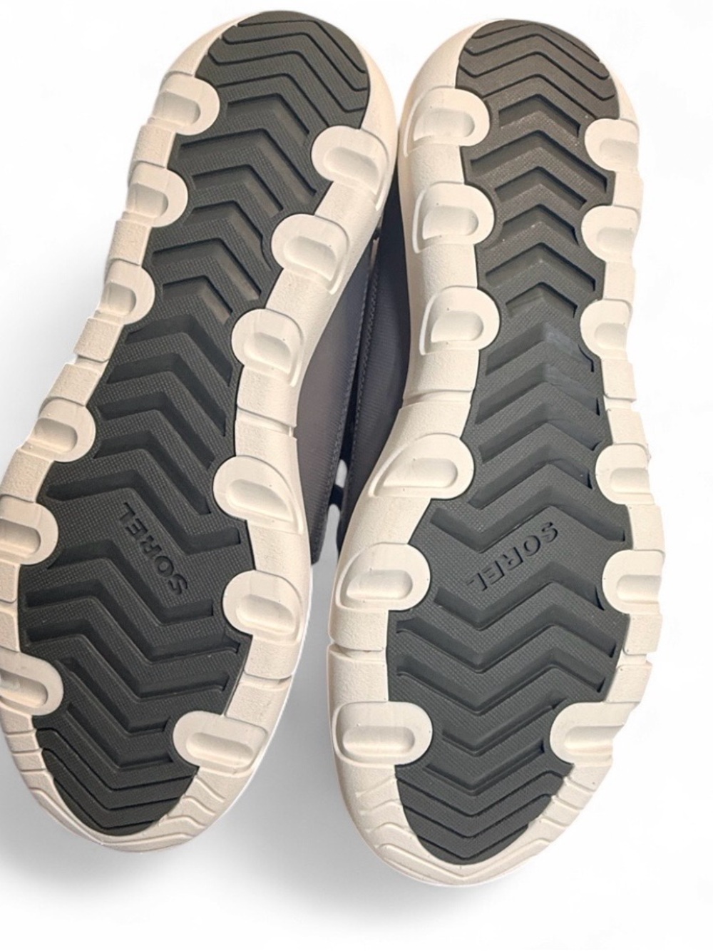 Sorel Explorer Joan Insulated Waterproof Women's boots in Light Gray. - Picture 5 of 6
